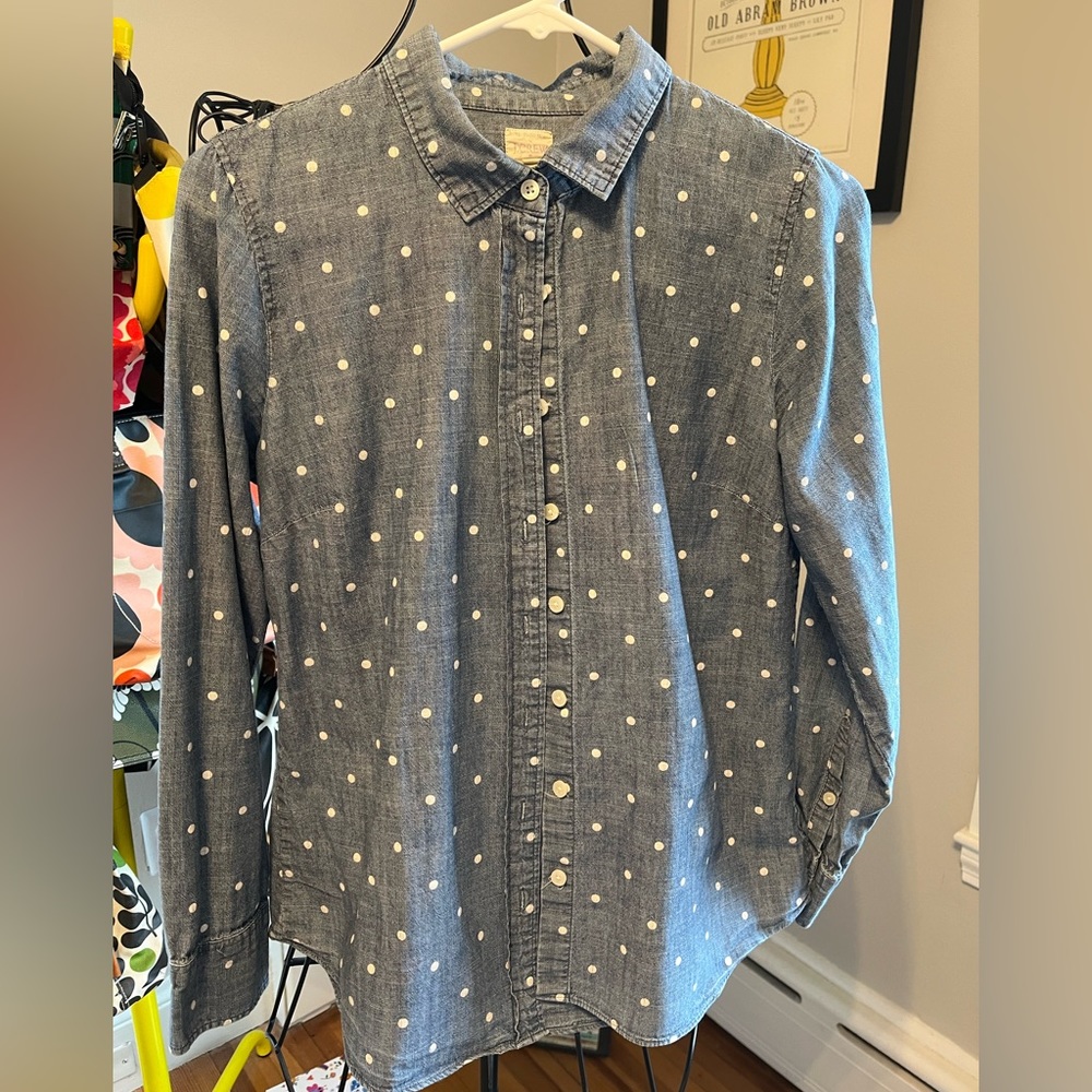 J CREW CHAMBRAY SHIRT